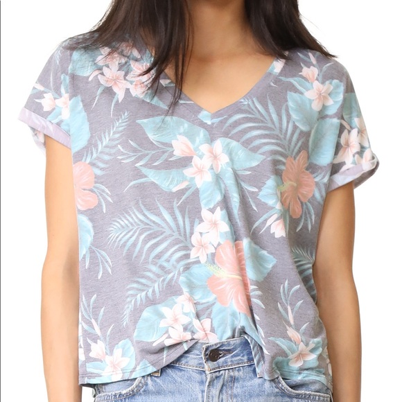 Sol Angeles Tops - Sol Angeles Tulum Garden Floral Print Tee NWT